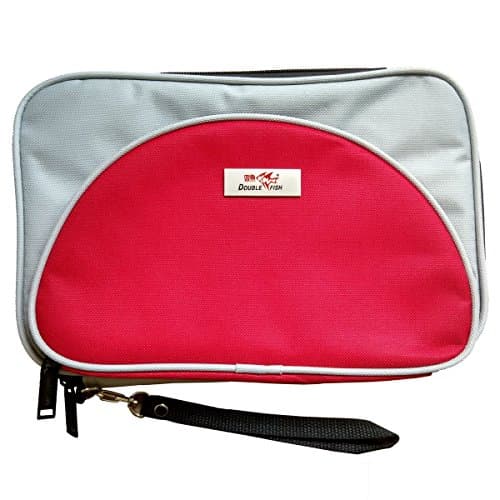 Double Fish T-shape Table Tennis Racket Bag Pingpong Paddle Bag