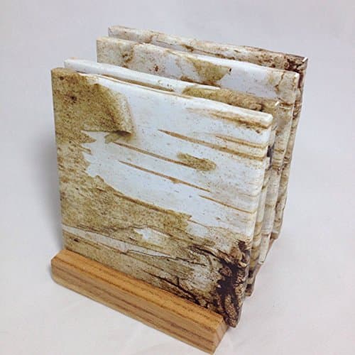 Cross Handmade Tile Coasters (Set of Four)