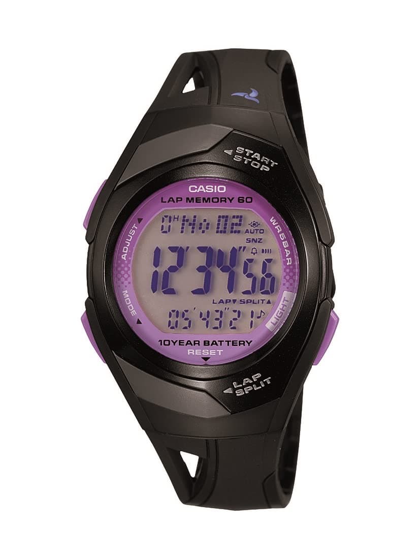 STR300 Series | Classic Dive Style | 50M WR | 1/100 SEC Stop Watch with 60 Lap Memory | Countdown Timer | Multi Alarm | Dual Time | LED Light | Auto Calendar | 10 Year Battery