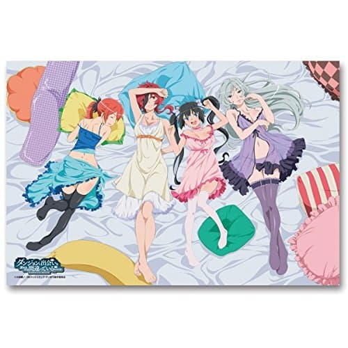 Minnano-Kuji Is It Wrong to Try to Pick Up Girls in a Dungeon Desk mat C Award queue Goddess Loki,Hephaistos,Freya,Familia Myth