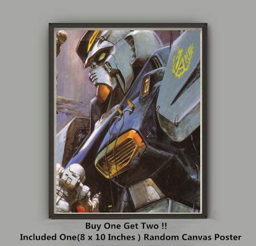 QG Art Guardian Warrior Mobile Suit Model GX-99 Japanese Anime Art Prints Poster,Not Included Frame