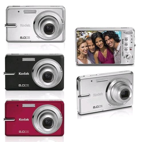 Kodak EasyShare M883 Digital Camera 8 Megapixels 3x Optical Zoom 7.6 cm (3 Inch) Display Black