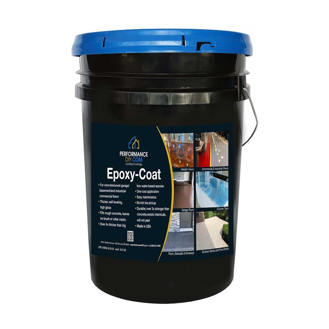 Epoxy Floor Kit – Good Full Kit – Dark Gray Base with Gray Blend Flake – Covers 500 sq. ft. at 9.7 mils Thickness – Ideal for Garage, Basement, Concrete Floors, and More
