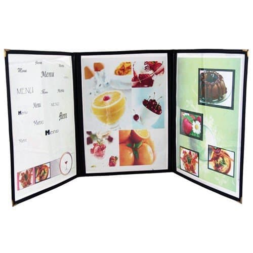 Menu Cover - Triple Panel - Six Views