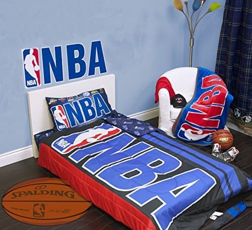 Exclusive NBA Basket Ball Collection 4 Pcs Twin Comforter Quilt & Sheet Set Official Licensed New