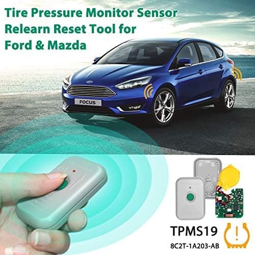 TPMS Sensor Relearn Reset Tool for Ford and Mazda Tire Pressure Monitor System Sensor Programming Training Activation Tool TPMS Trigger Tool Motorcraft TPMS19 Transmitter