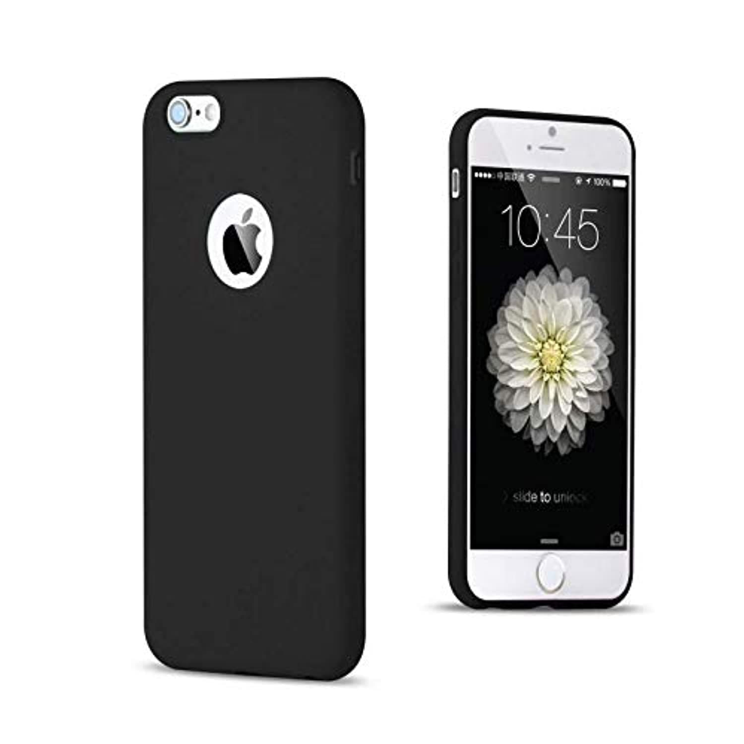 Soft TPU Silicon Cases for iPhone 6 / 6S Black Color