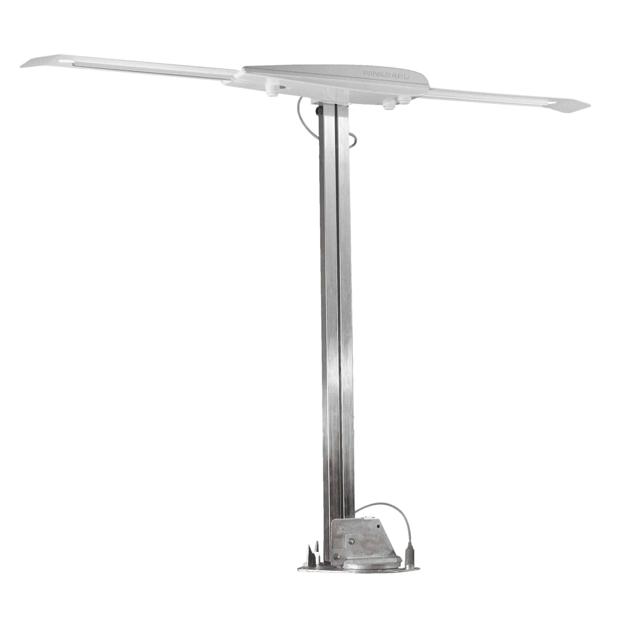 RV-3095 Sensar III Batwing Amplified RV TV Antenna (VHF/UHF, Digital, 4K Ready, 55 Mile Range), Light Gray