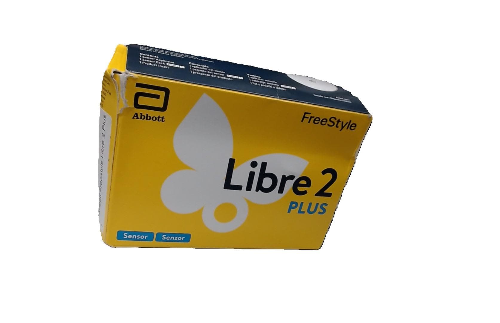Abbott Freestyle Libre 2 Plus Sensor for diabetes monitoring CGM for UK