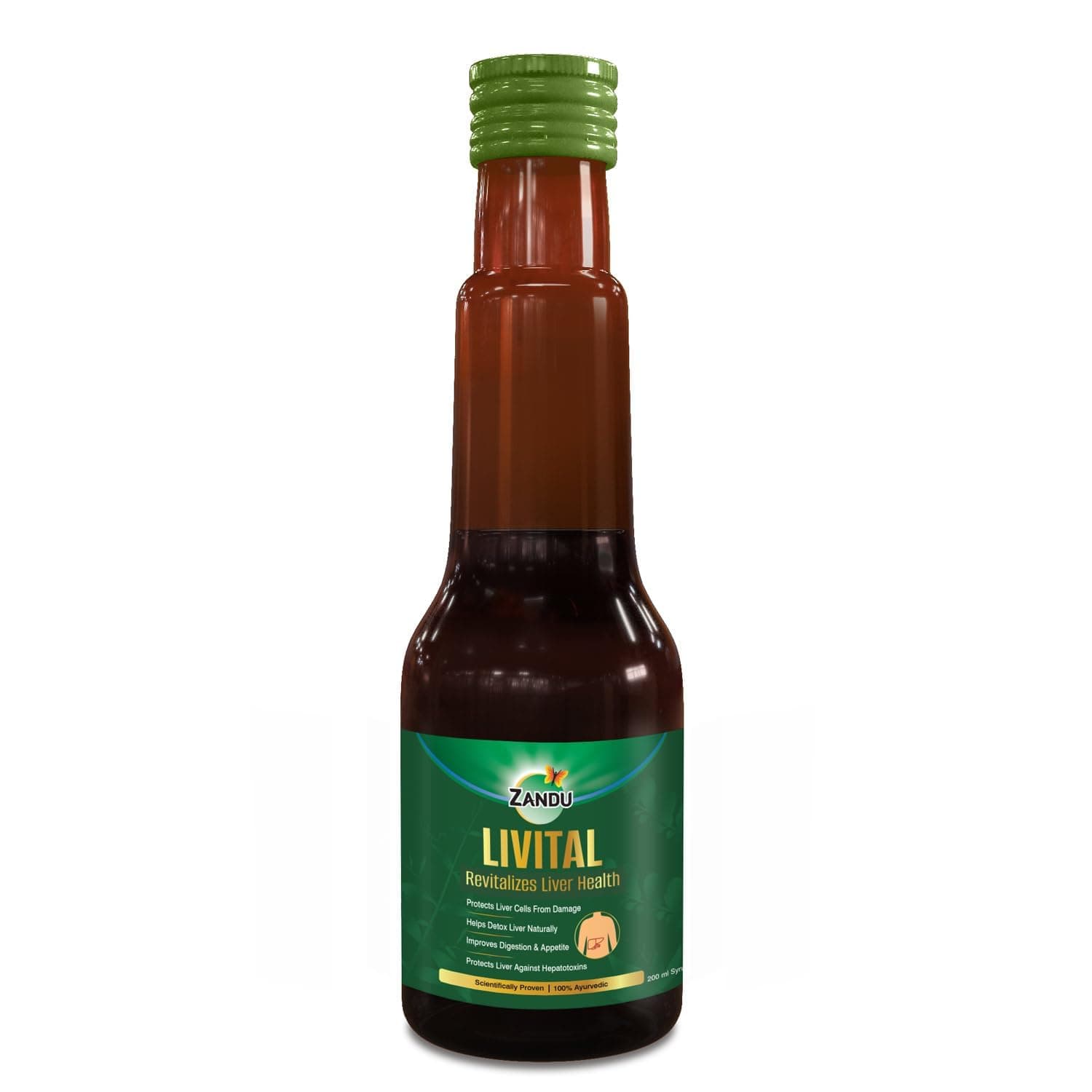 - Livital Syrup – 200 ml | Scientifically proven Ayurvedic Liver Care & Detox Support |Revitalises Liver Health Naturally & Boosts Appetite & Digestion | Blend of 12 Potent Herbs