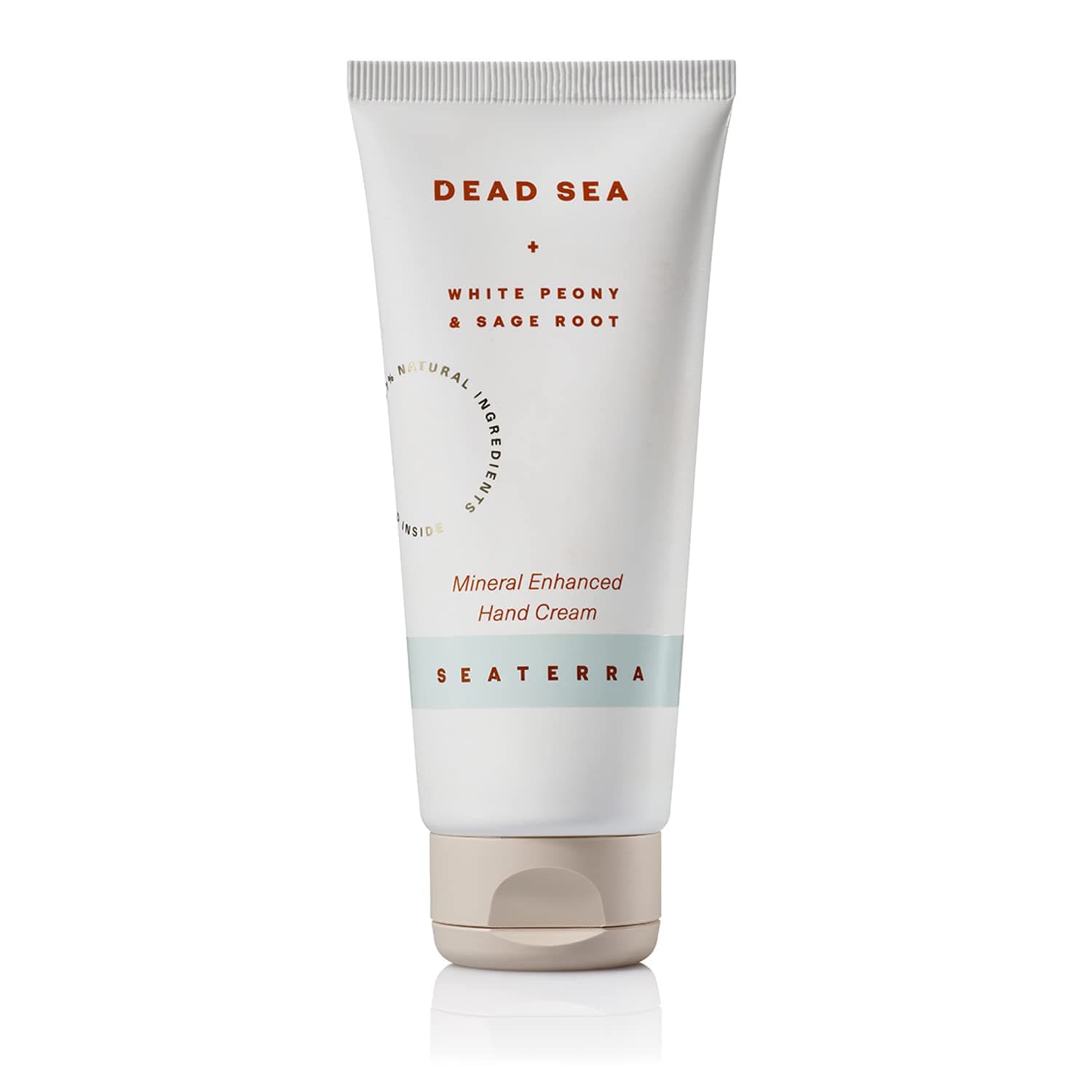 Hand Cream - Dead Sea Mineral Enhanced Hand Cream for Dry Cracked Hands, 97% Natural Ingredients, Vegan, 100 ml / 3.4 fl.oz.