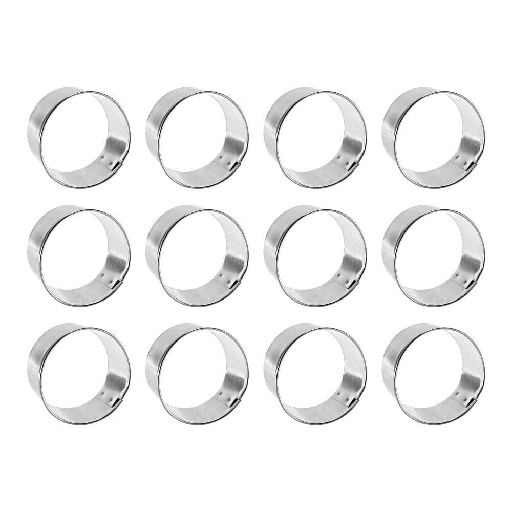 THE COOKIE CUTTER SHOP SINCE 1999 1 Dozen/12 Count Mini Circle Round 2 Inch s from β Tin Plated Steel s