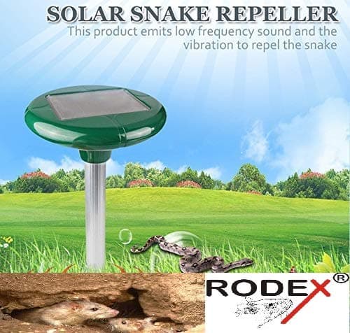 RODEX Solar Snake-1 Rodex Snake Repellent for Outdoor Use to Repel Snake & Reptiles-1 Unit Pack by Rodex