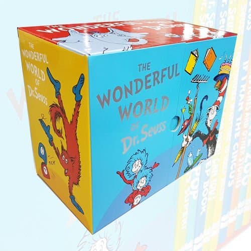 Wonderful World of Dr Seuss Collection 20 Books Bundle (Dr Seuss on the Loose!,Hunches in Bunches,If I Ran The Zoo,The Sneetches and Other Stories,If I Ran The Circus,I Had Trouble in Getting to Solla Sollew,Mr. Brown Can Moo! Can You?,Dr Seuss' Sleep Book,Hop on Pop,Scrambled Eggs Super!,Horton Hears a Who!,And To Think That I Saw It on Mulberry Street,Dr Seuss' ABC,The Cat in the Hat Comes Back,Oh, The Places You'll Go!,How The Grinch Stole Christmas!... Hardcover – 1 Jan. 2016