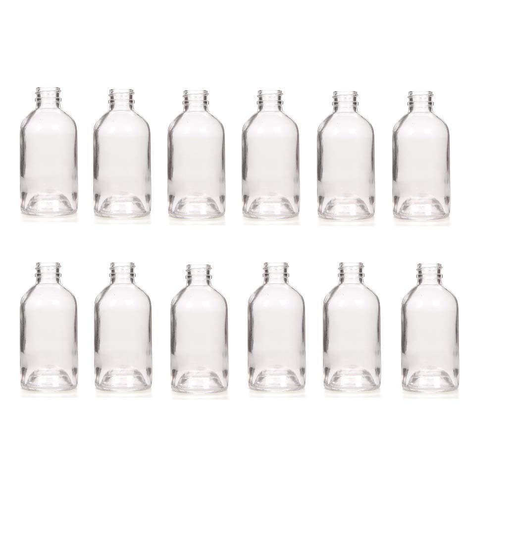 HosleySet of 12 Diffuser Boston Round Style Glass Diffuser Bottles 85 Milliliter Large. Great for Storing Essential Oils DIY Diffusers Craft Projects Wedding Party O9