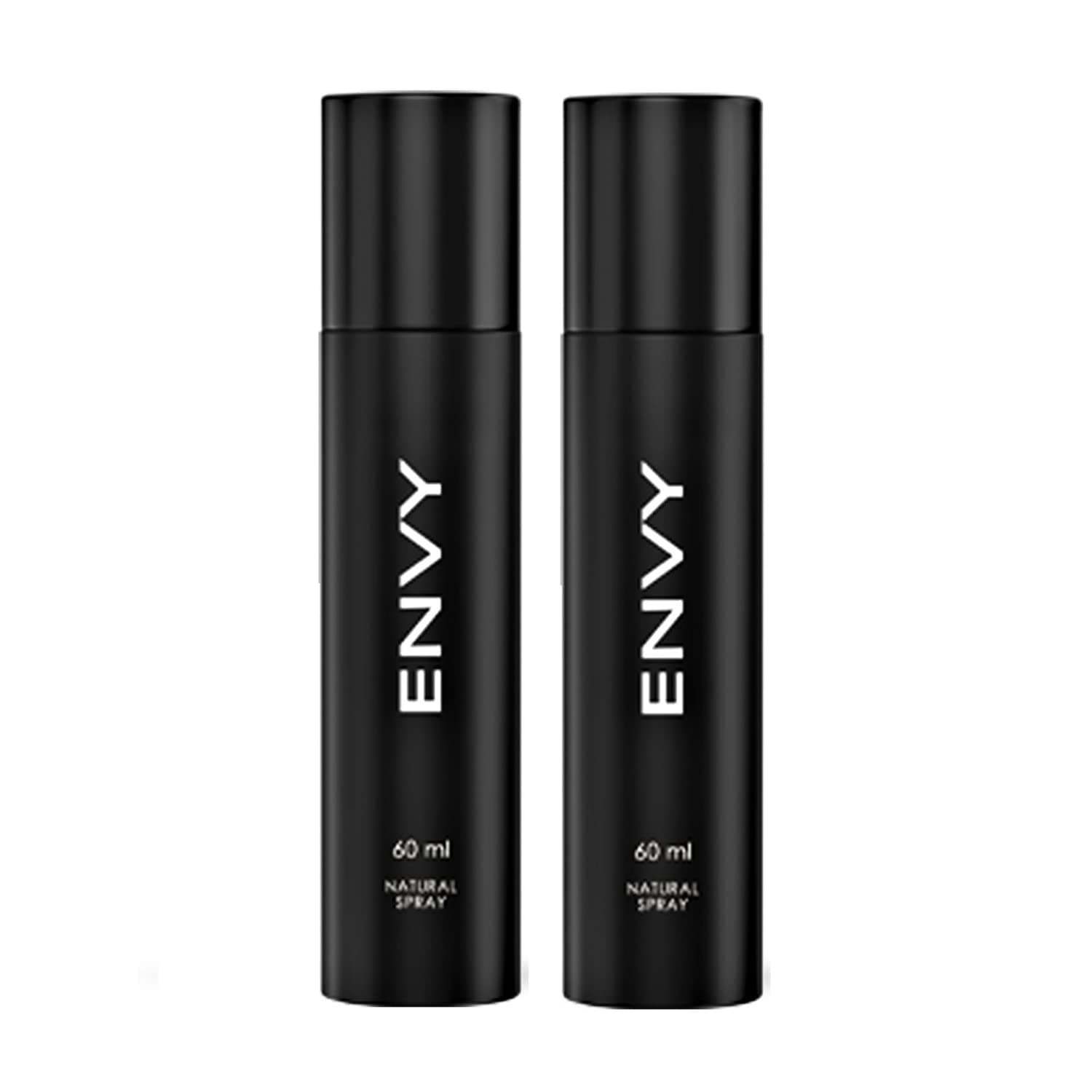 Envy Men's Deo Natural Spray - Pack of 2