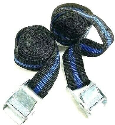 PACK OF 4 CAM BUCKLE TIE DOWN STRAPS TRAILERS CARGO 25MM X 2500MM LONG