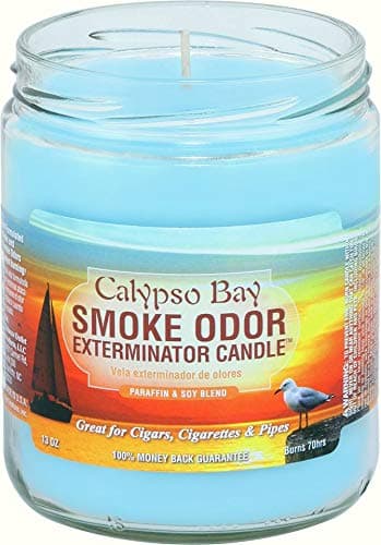 Smoke Odor Exterminator 13oz Jar Candle, Calypso Bay, 13 oz