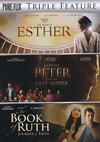 Pure Flix EntertainmentTriple Feature: The Book of Esther / Apostle Peter and The Last Supper The Book of Ruth Journey of Faith DVD