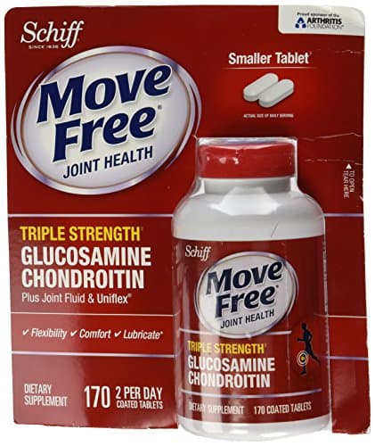 Schiff Move Free Joint Health Triple Strength Glucosamine Chondroitin - 4 Bottles, 170 Tablets Each by FREEMOVE