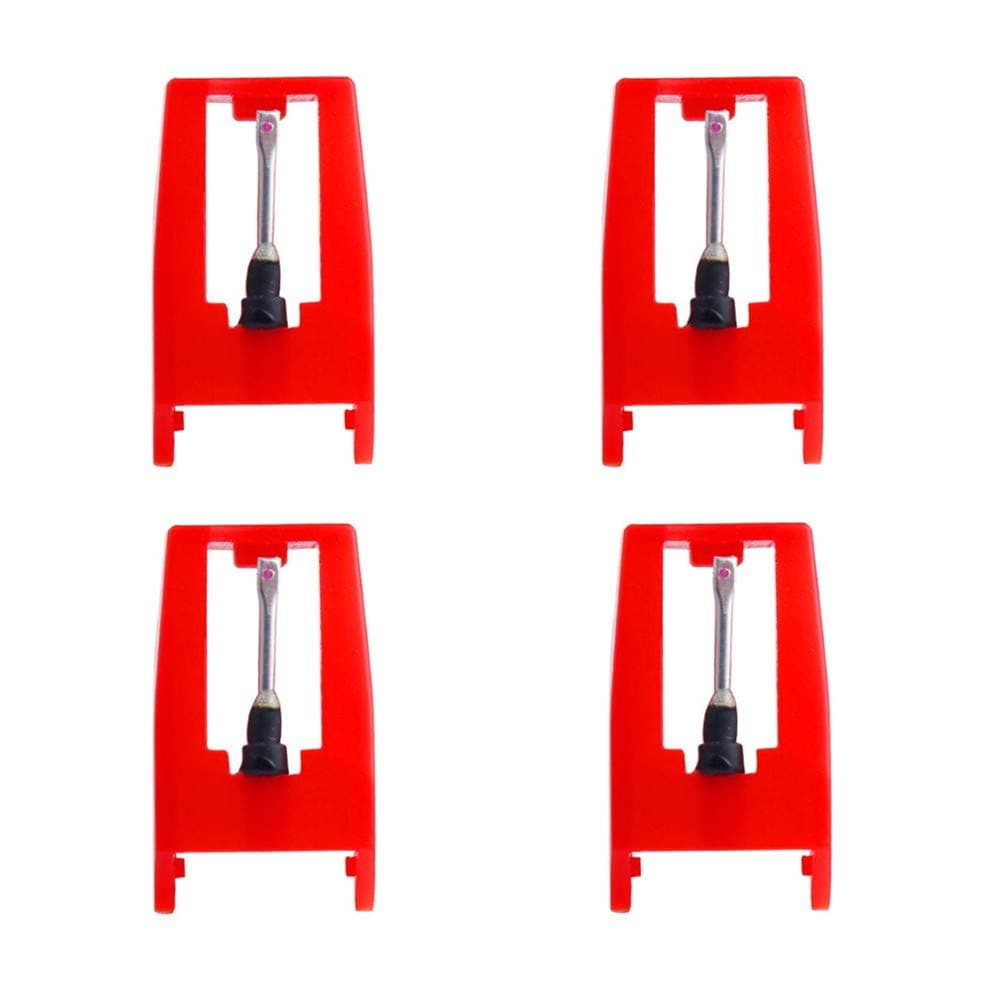 4Pcs Record Player Needle Diamond Stylus Replacement for Turntable Phonograph Vinyl Record Player