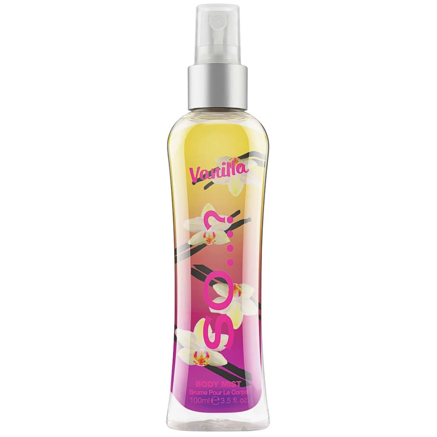 Vanilla Body Mist by So...? - Sweet Floral Lily, Jasmine Notes - Vanilla Perfume - Ideal Gifts for Women - Cruelty-Free Perfume for Women - 3.5 oz