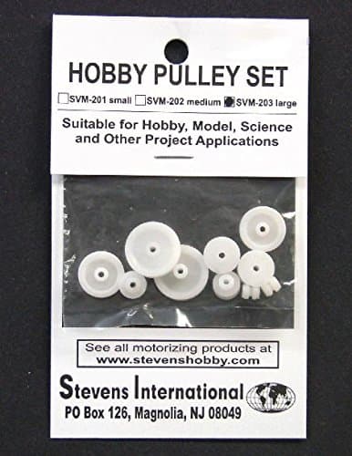 Stevens International Assorted Large Plastic Pulley Set (1.9mm ID) (10pcs)