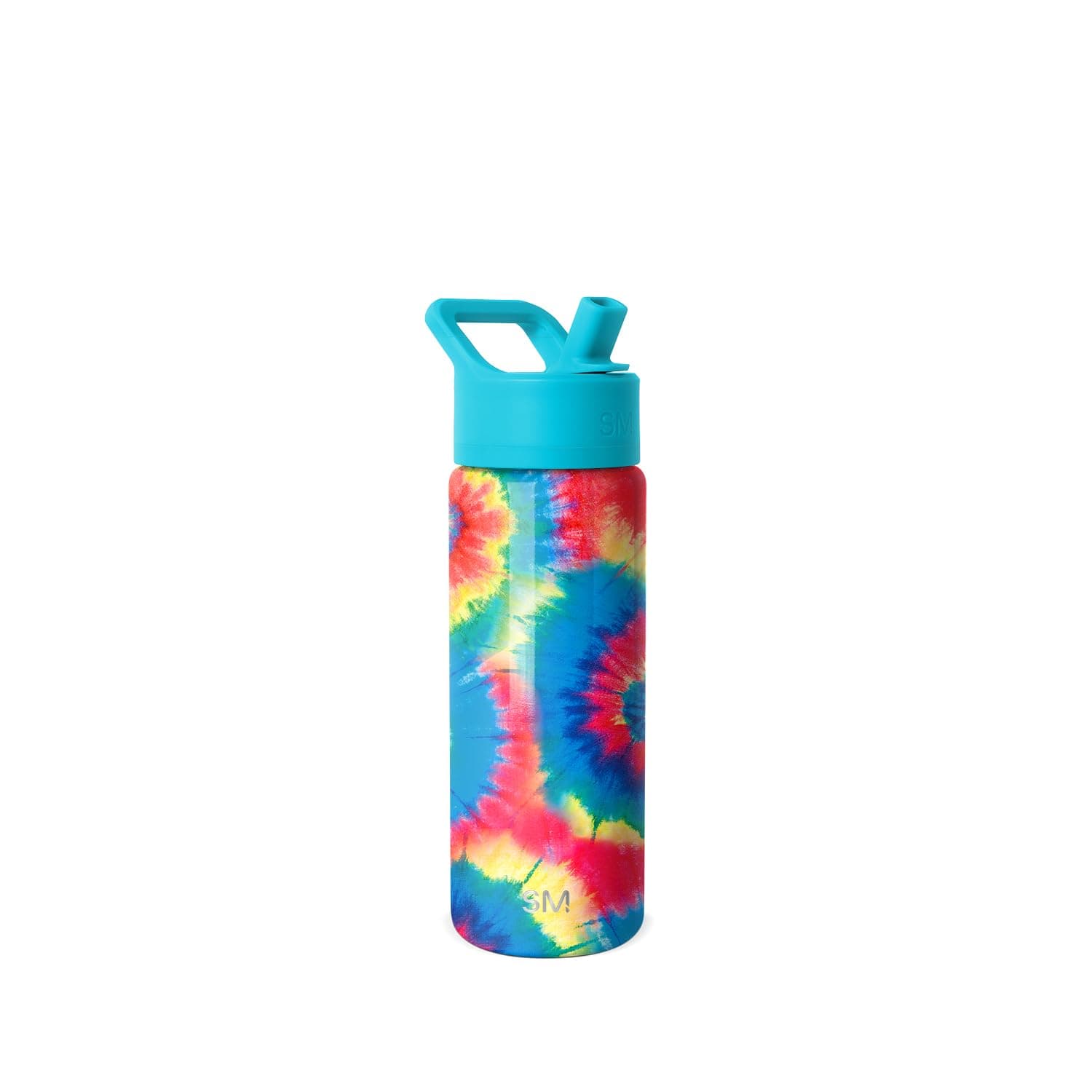 Kids Water Bottle with Straw | Insulated Stainless Steel Reusable Tumbler for School, Girls, Boys | Summit Collection | 530ml | Tie-Dye