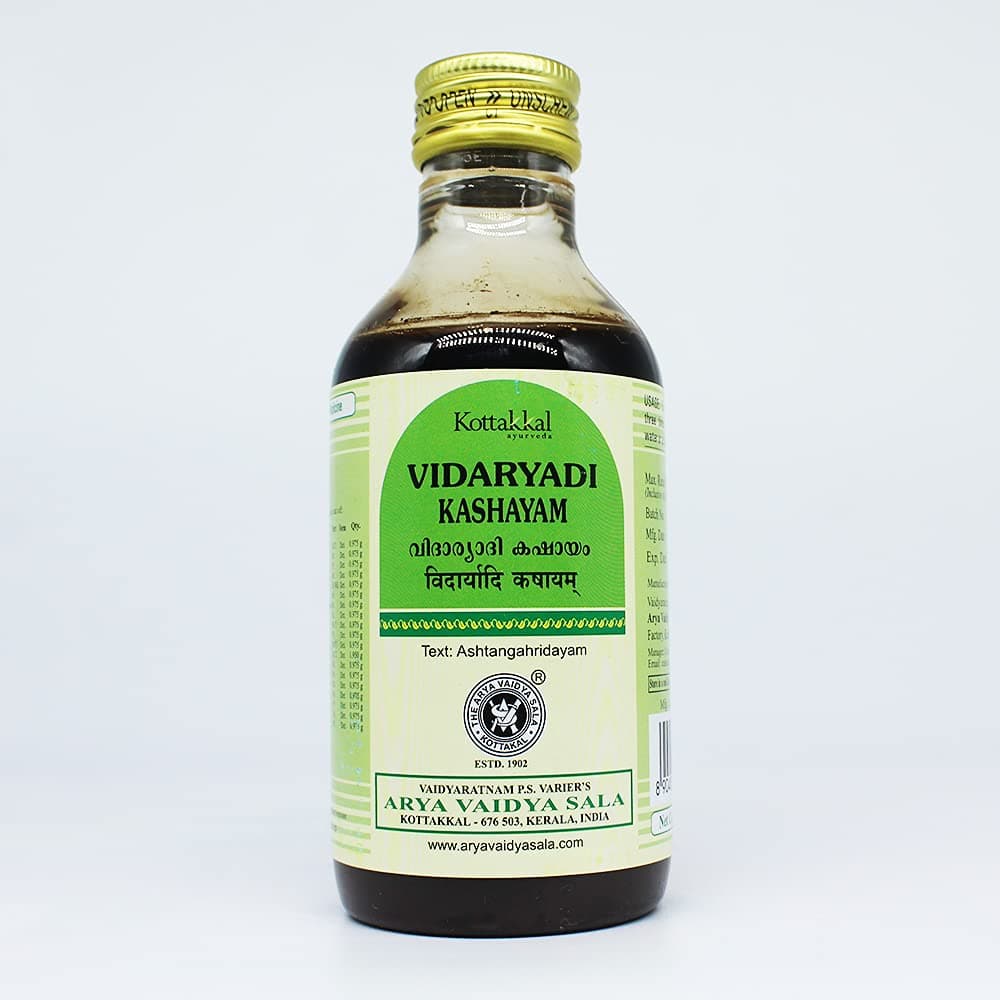 Vidaryadi Kashayam-200ML, (Pack Of 1), Of Arya Vaidya Sala Kottakkal