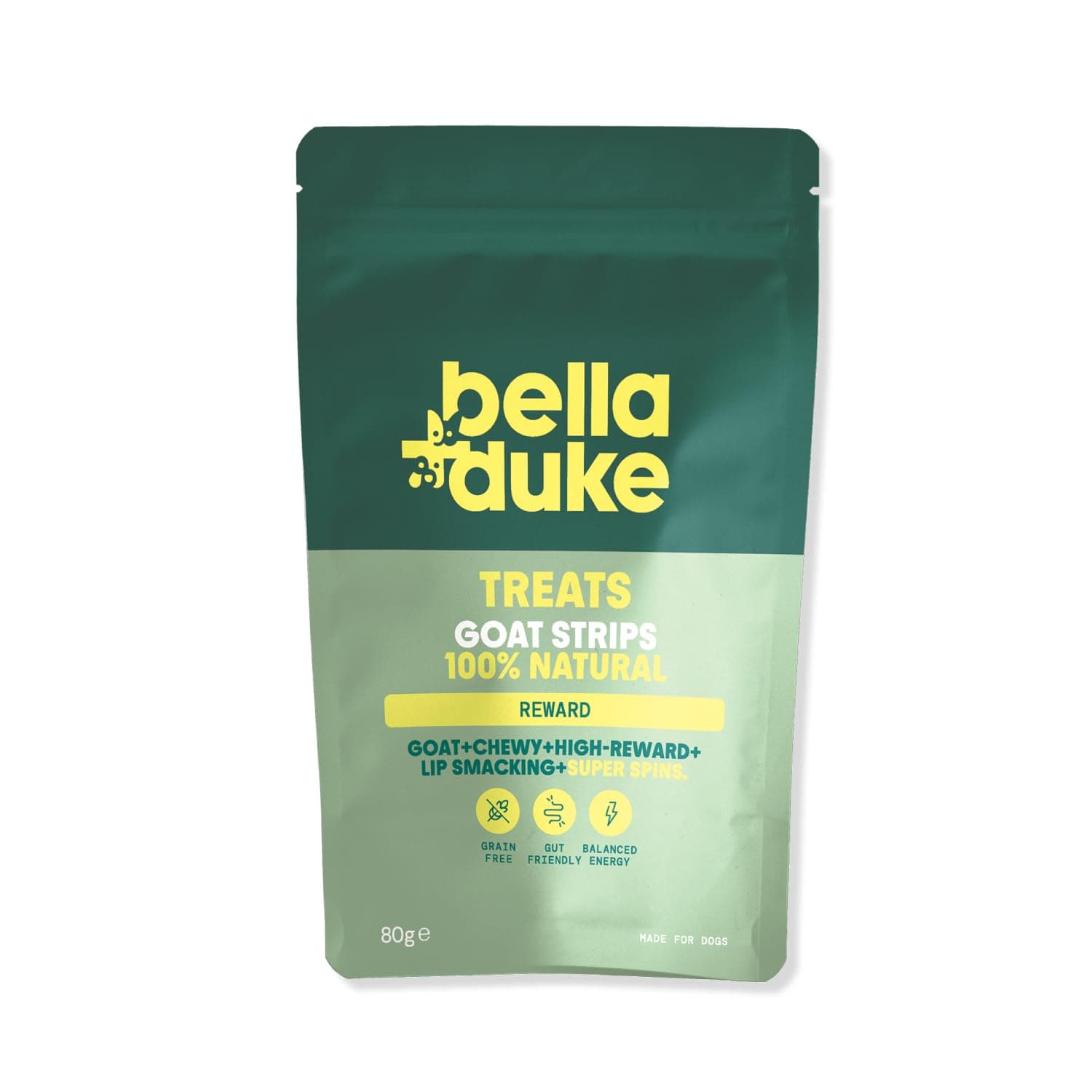– Bella+Duke Goat Strips for Dogs - High Value 100% Natural Training Treat - Ideal for Training & Snacking - Grain-Free, High Protein and Hypoallergenic - Suitable for All Dogs Over 4 Months Old