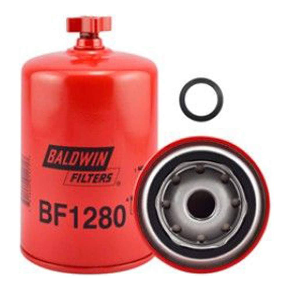 Baldwin FiltersFuel Filter, 6-1/4 x 3-11/16 x 6-1/4 In, Red