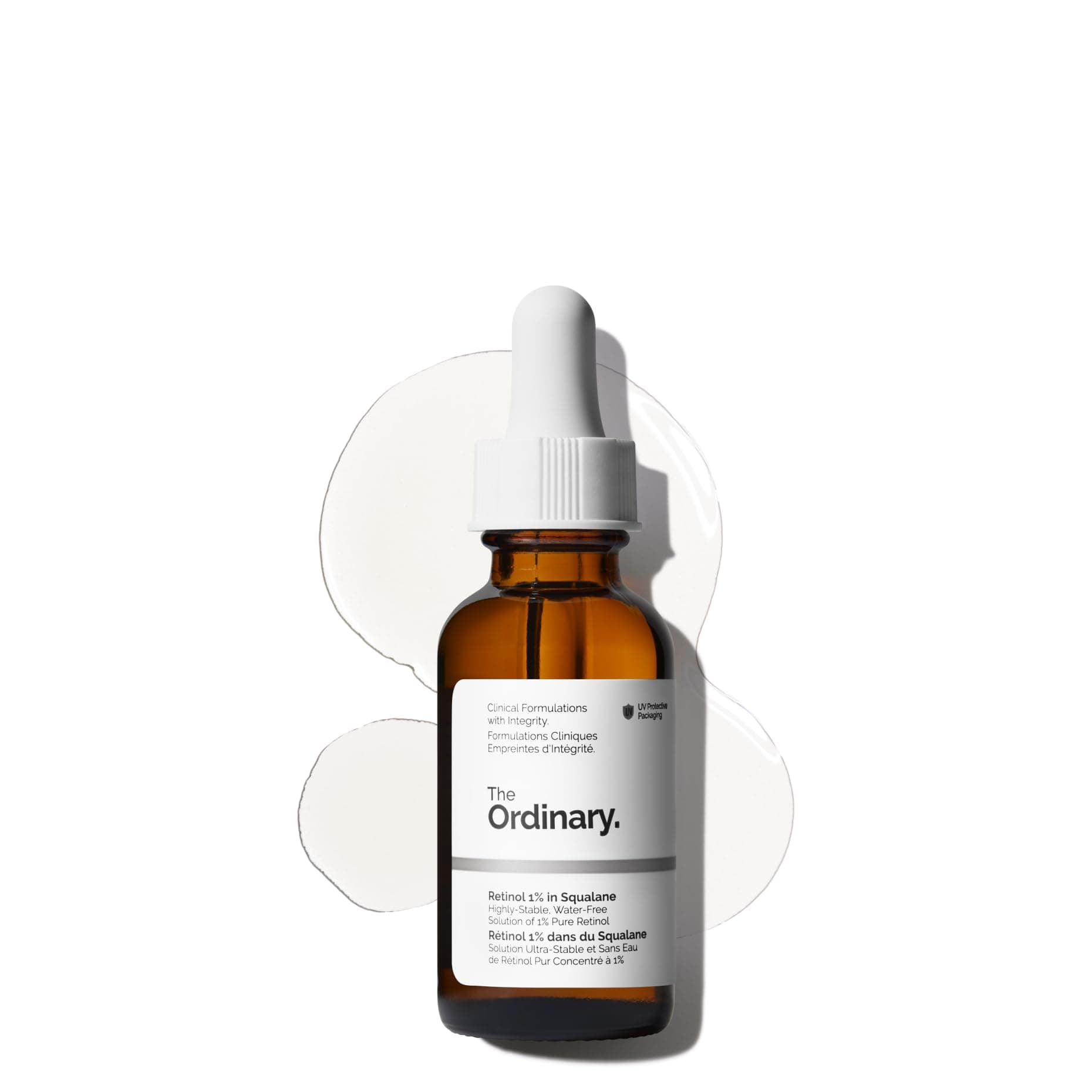 Retinol 1% in Squalane, High-Strength Retinol Serum for Anti-Aging and Skin Smoothing