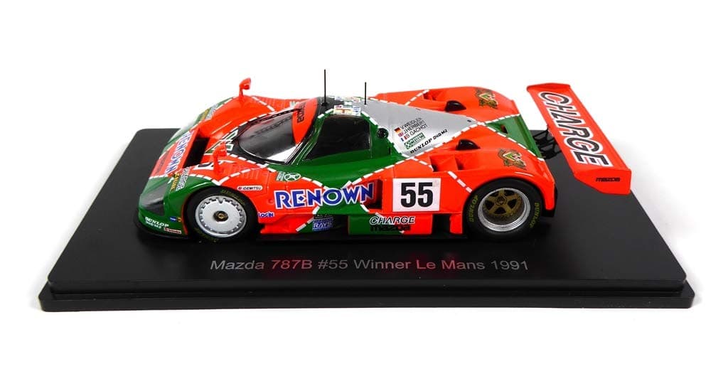 OPO 10 - Mazda 787B #55 Winner Le Mans 1991 - Weidler-Herbert Gachot - Spark 1/43 for Hachette Japan - 02