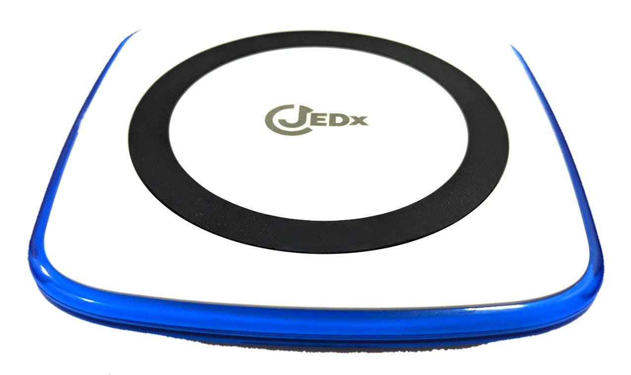 OHUMLABS Fast Wireless Charger, 10W Wireless Charging Stand, Qi-Certified, compatible with all wireless charging mobile phone models and More, PowerWave Stand (No AC Adapter)