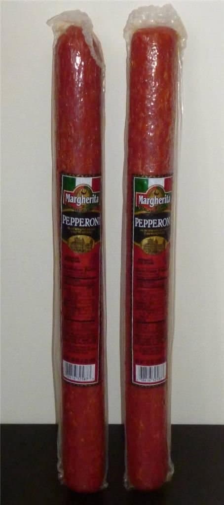 Brand VERY BEST Pepperoni HUGE 17" Sticks, 2 1/2 lbs, (2 Sticks)