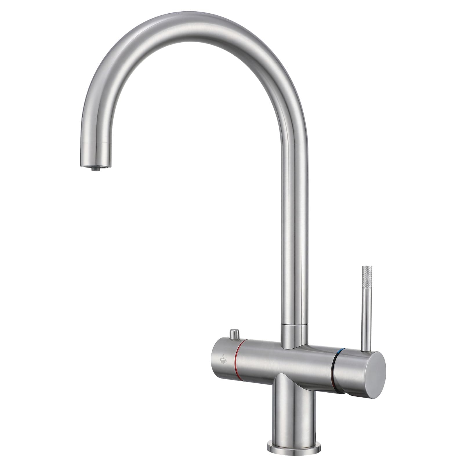 Yamataro 3 in 1 Boiling Water Tap Instant Hot Water Tap for Kitchen with Boiling Hot and Cold Water Outputs Stainless Steel Childlock Boiling Tap Only (Boiler and Filter Not Included)
