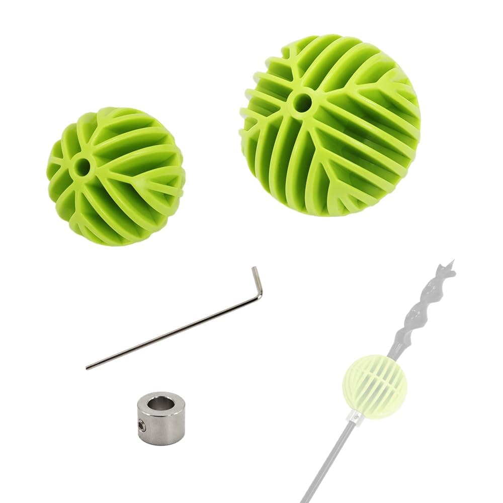 - Flex Shank Installer Drill Bit Guide Tools/Cable Bit Bumper Balls for 3/16" Shank/in-Wall Drill Guide Kit 1-3/4" & 2-5/16" - S/4+Tool