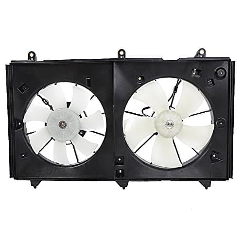 Fit For 03 04 05 06 07 Honda Accord Radiator Cooling and Condenser Fan Assembly