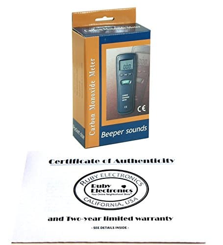 Ruby Electronics CO-180 DIGITAL CARBON MONOXIDE CO GAS METER BEEPER