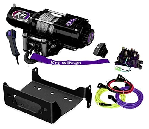 KFI Combo Kit - U45-R2 4500lbs Winch & Mount Bracket - compatible with 2014-2018 Yamaha Viking & Viking VI 4x4