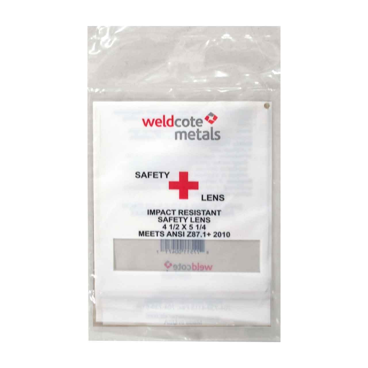 Weldcote Metals Safety Welding Helmet Replacement Lens 4-1/2" X 5-1/4"