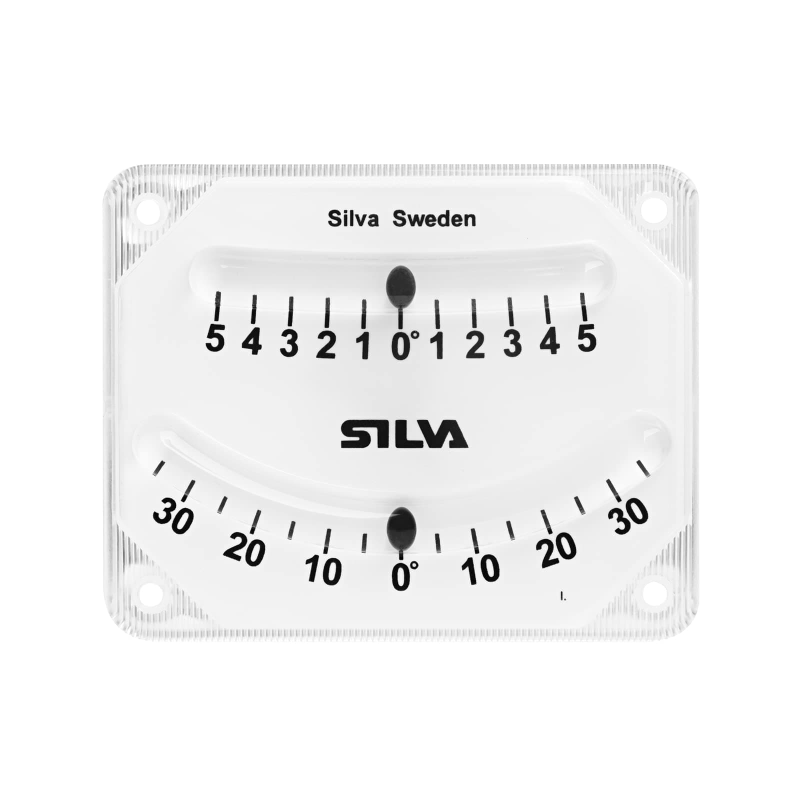 Silva Clinometer with Two Scales - 8x10 cm Inclinometer with Fine Tune Scale ± 5° and Scale ±35° - For Checking Heeling Angle on Sailing Boats, Power-Trim Boats or Other Type of Vehicles