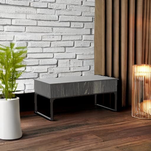WLIVE Lift Top Coffee Table for Living Room,Modern Wood Black Coffee Table with Storage,Hidden Compartment and Drawer for Apartment,Home.