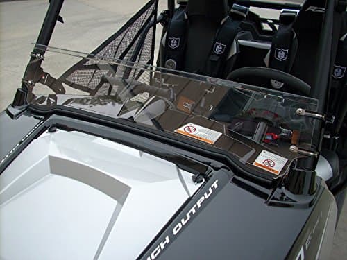 SALE POLARIS RZR, RZR4, 800 570 900 (doesnt fit 2015/16/17 900) 3/16" thick HALF WINDSHIELD