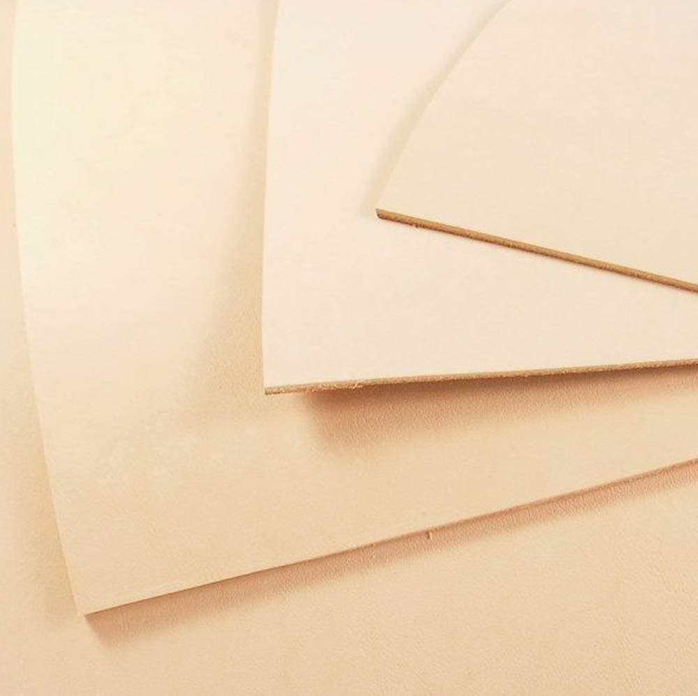 Vegetable Tanned Leather 1.8mm-2mm (5 oz) - Tooling Leather AAA-Grade Hide Piece Avail In Various Sizes (17 inch x 24 inch)