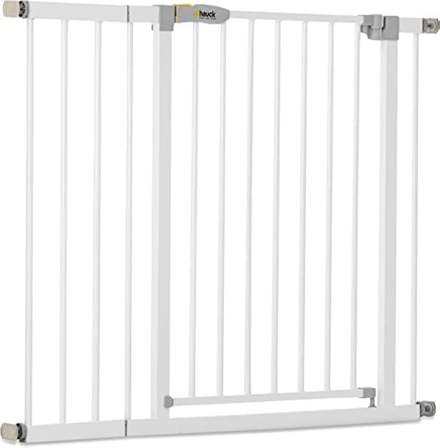 Ruihao Safety Gate Baby Gate, Auto Close Indoor Safety Gates For Doorway Hallway And Stair Use, Safety Gate Height 76-83 cm, White