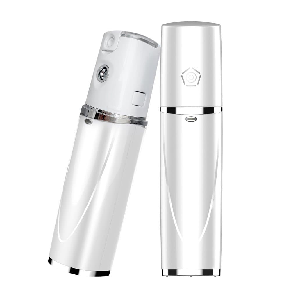 KINPOLO Nanometer Nebulizer Handy Cool Mist Spray Facial Steamers Moisturizing For Skin Care Beauty Instrument White