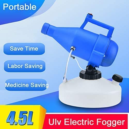 LALEO Electric ULV Sprayer Portable Fogger Machine Disinfection Machine for Hospitals Home Spray Machine, Spray Bottle Plastic Blue, Suitable for Public Places