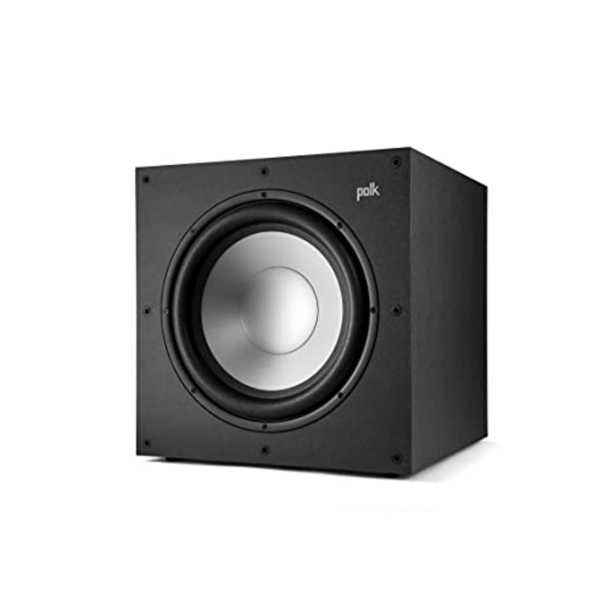 Polk Monitor XT12 Powered Sub - 12" Dynamic Balanced Woofer & 100W Class A/B Amplifier, Low-Resonance MDF Cabinet & Removable, Precision-Fit Grille, Dolby Atmos & DTS:X Compatible, Midnight Black