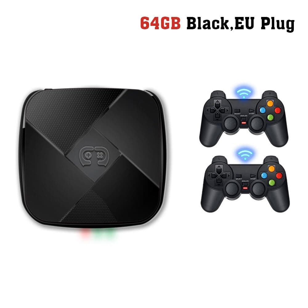 I3 4K Retro Video Game Console 10000+ Games With 2pcs 2.4G Dual Player Support for 3D Game PSP N64 PS CPS CPS2